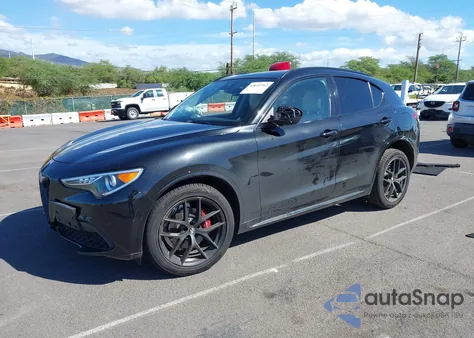 2021 Alfa Romeo Stelvio Ti Awd from USA, damaged, VIN ZASPAKBNXM7D18180